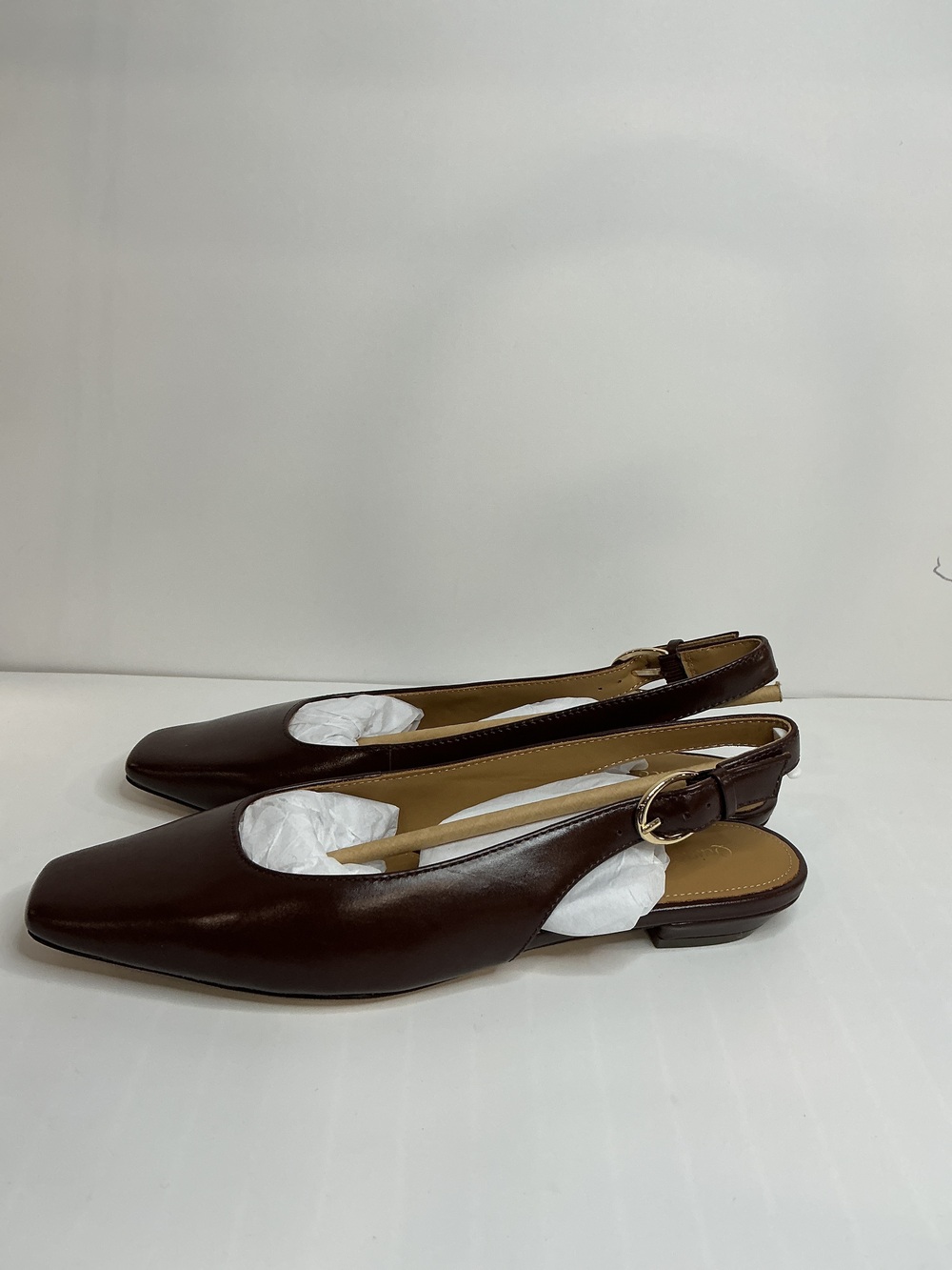 Italian Leather Slingback Flat - Picture 2 of 3